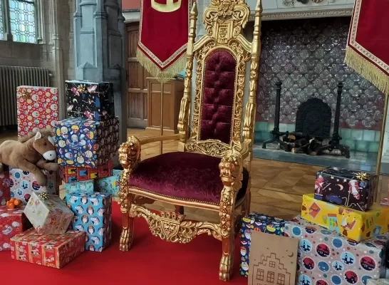 Mechelen Sinterklaasstad troon