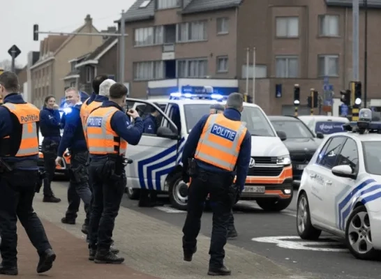 Auto aan de kant Dessel politiemacht