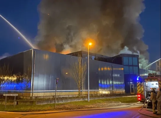 brand industrieterrein Hoge Mauw Arendonk