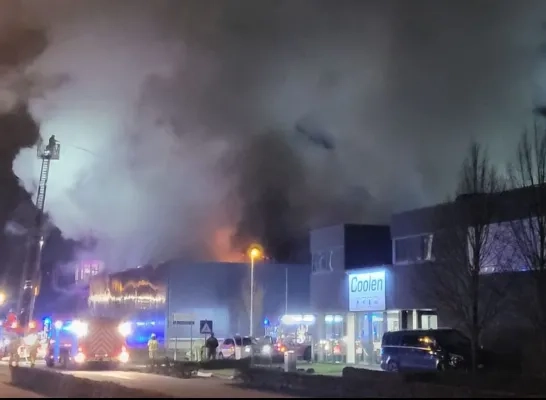 brand industrieterrein Hoge Mauw Arendonk