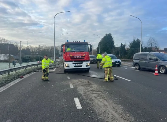 beton ring Herentals rijbaan brandweer