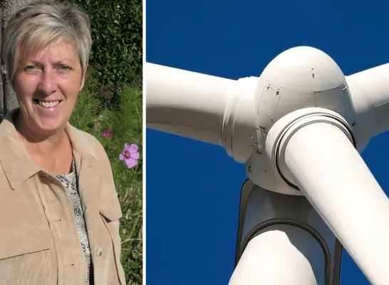 Anne Delvoye N-VA Mechelen windturbine Mechelen-Noord Battel