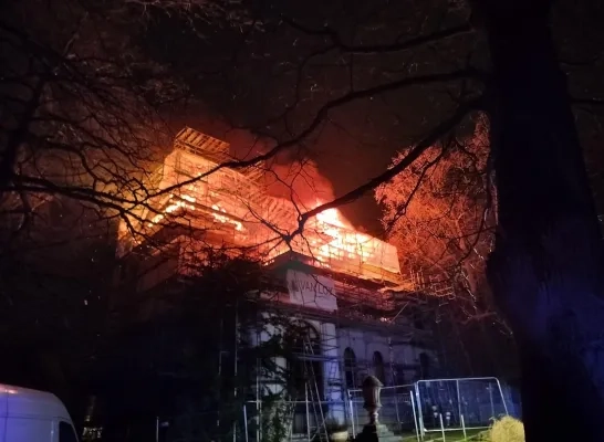 Brand in Kasteel Tivoli