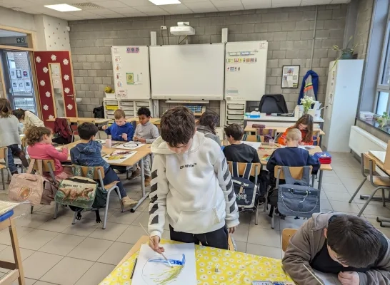 Gedichtendag Week van de Poëzie De Ham basisschool Mechelen