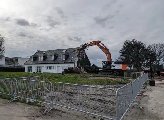 Afbraakwerken Martal bedrijvencentrum Sint-Katelijne-Waver