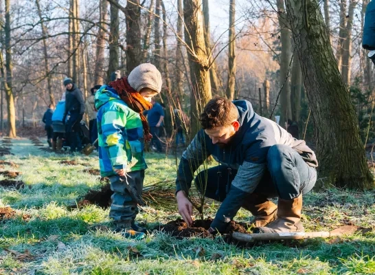 Geboortebos wordt aangeplant