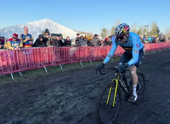 Wout Van Aert op het WK in Liévin