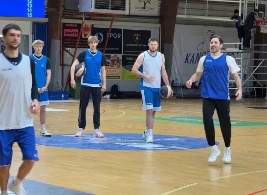 Kangoeroes Mechelen mannen training basketbal