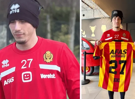 Winactie Kiki Vanrafelghem spits KV Mechelen shirt 