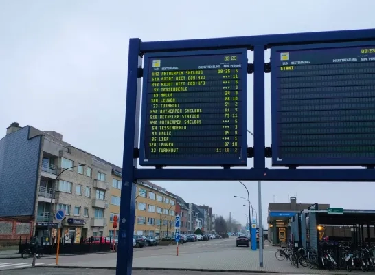 Minder bussen De Lijn nationale actiedag