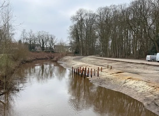 Heraanleg oevers Vrouwvliet Mechelen