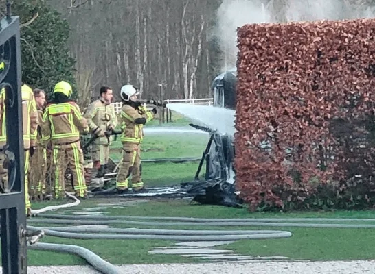 brand tuinhuisje Geel