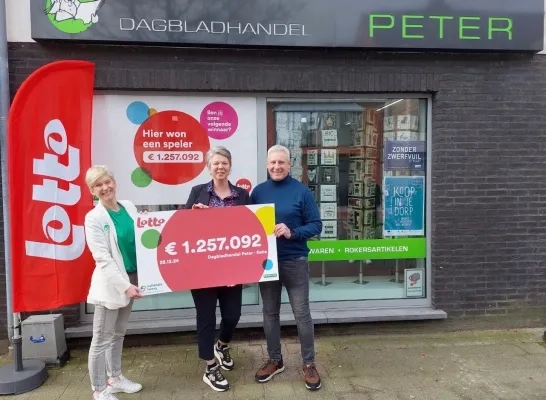 Dagbladhandel Peter Lotto-winnaar Retie 