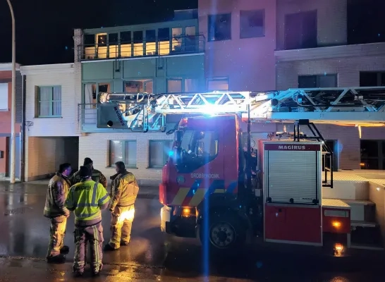 De brandweer slaagde erin de brand snel te blussen