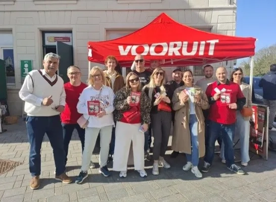 Vooruit op zaterdagmarkt in Geel