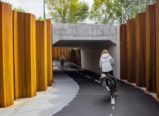 Fietstunnel Kleinhoefpad Geel Larum