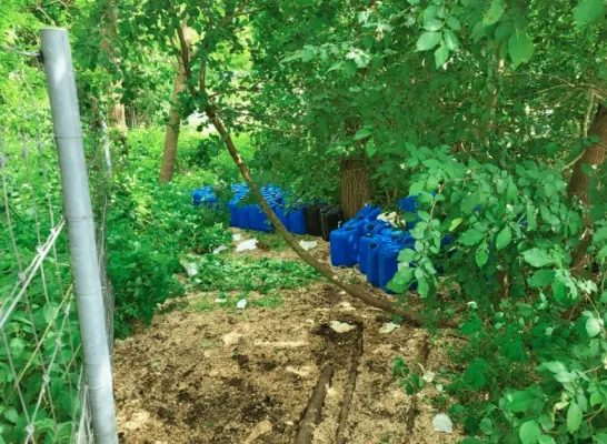vaatjes gedumpt