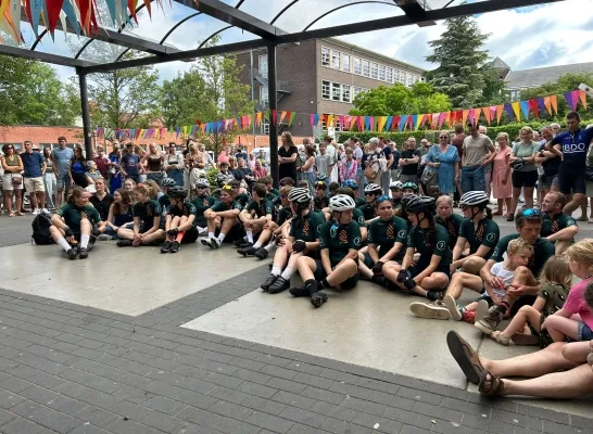 Lierse scholieren fietsen voor Afrika
