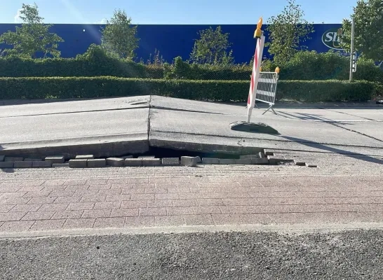 Wegdek Katelijne komt omhoog