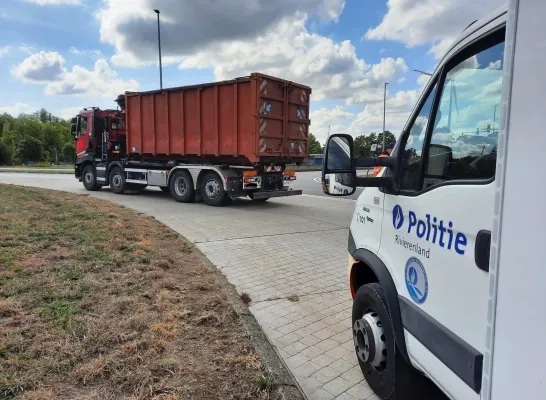 controle zwaar verkeer politiezone Rivierenland Willebroek