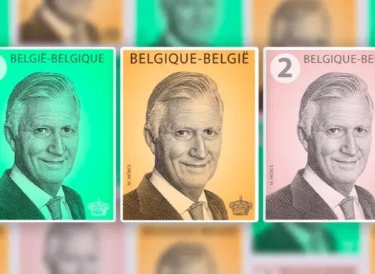 bPost zegel koning Filip