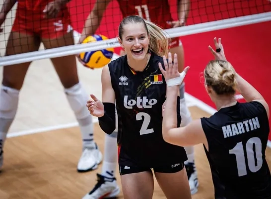 Volleyball World Elise Van Sas Turnhout Yellow Tigers