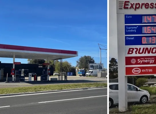 Goedkoop tanken in Heist