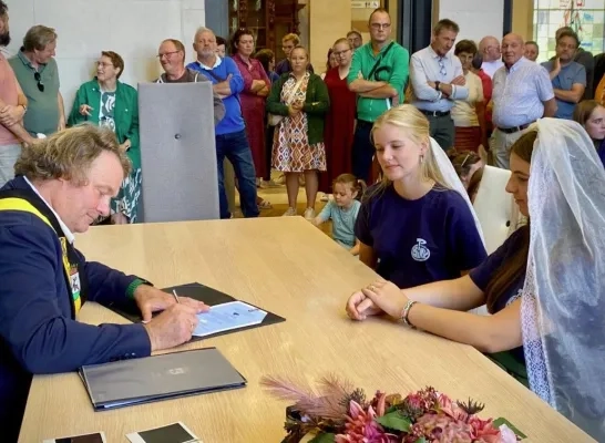 Chirogroepen stappen in het huwelijk