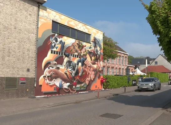 muurschildering Kessel 