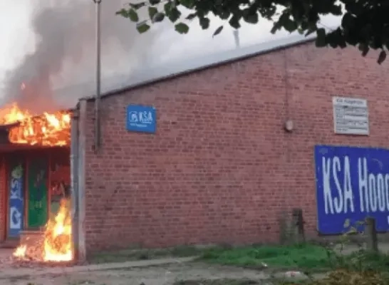 zaal pax brandstichting Hoogstraten archief.