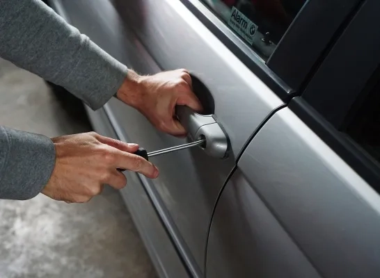 inbraak diefstal auto