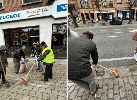 Ahmadiyya Moslim Gemeenschap Turnhout opruimactie