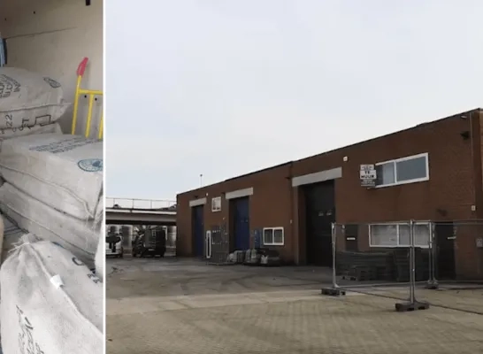 Cocaïne gevonden in loods in Ravels