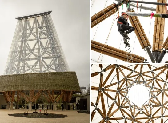 Nieuwe toren aan inkom dierenpark Planckendael