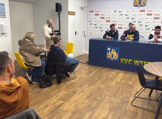 persconferentie leerlingen KVC Westerlo Haspolat Charaï