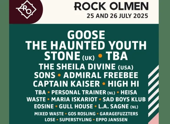 Rock Olmen eerste drop affiche 2026