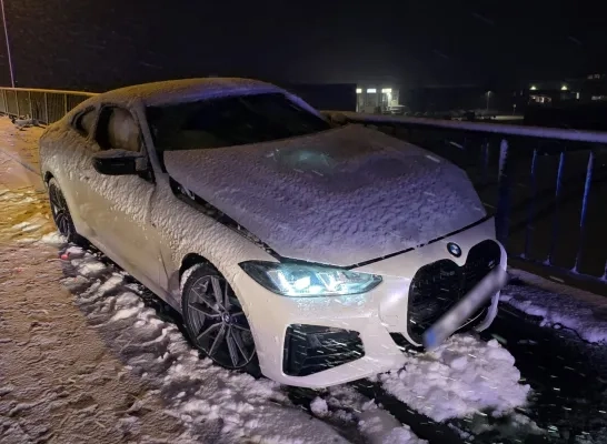 Ongeval door de sneeuw