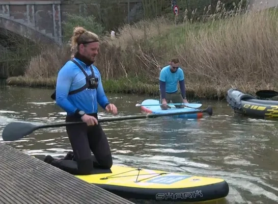 Mathieu Bonne al suppend op de Dijle