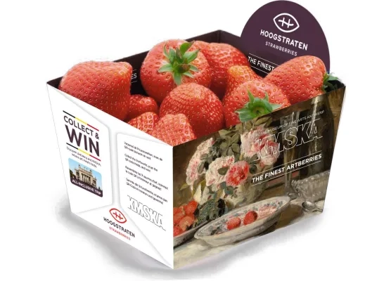 Samenwerking Hoogstraten aardbeien en KMSKA