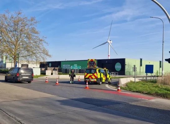 Oprit E313 Herentals Industrie afgesloten