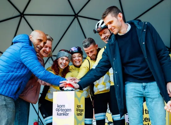 1.000km voor Kom op Tegen Kanker zamelt recordbedrag in