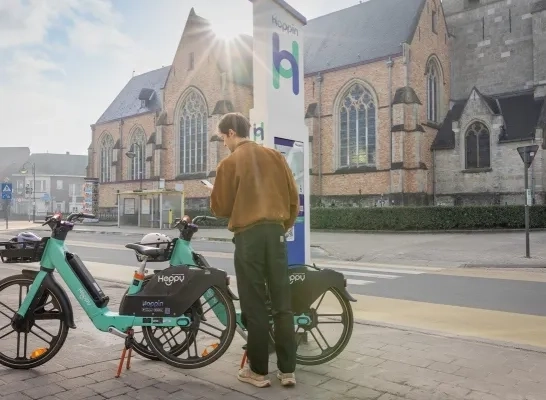 hoppy deelfietsen stad Geel.