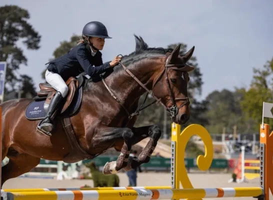 Robin Vermeir (Meerhout) Belgisch kampioene bij de pony's