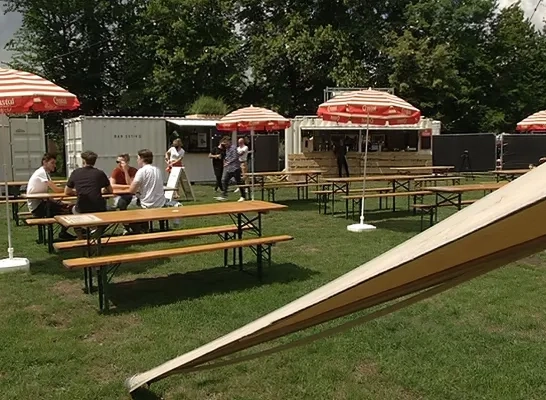 Terras stadspark Lier