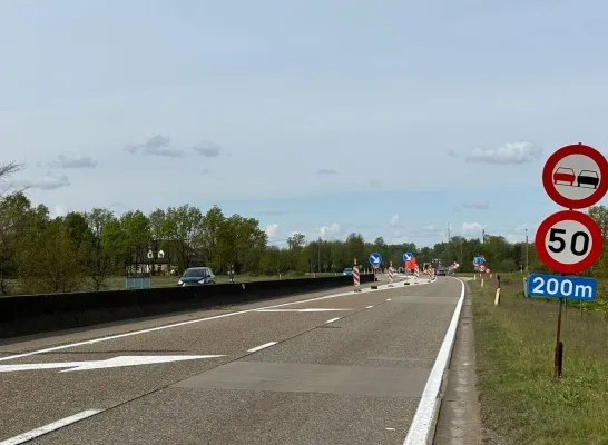 Werken Zuiderring Mol april 2024