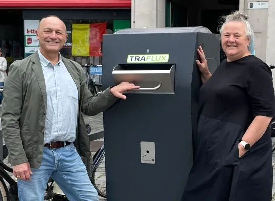 Pratende vuilnisbakken stad Turnhout