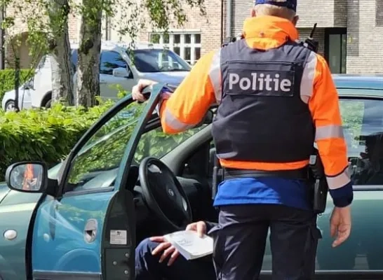 Een bestuurder testte positief op het gebruik van cannabis en cocaïne