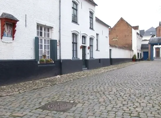 De huisjes in het Begijnhof in Lier