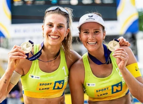 Sarah Cools en Lisa Van den Vonder winnen Beach Pro Tour Baden