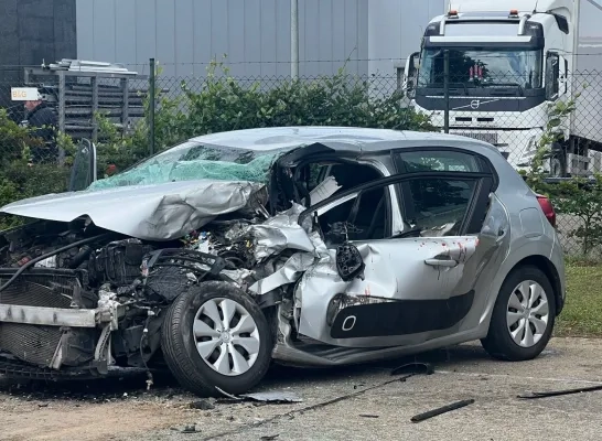 Ongeval Industrielaan Olen